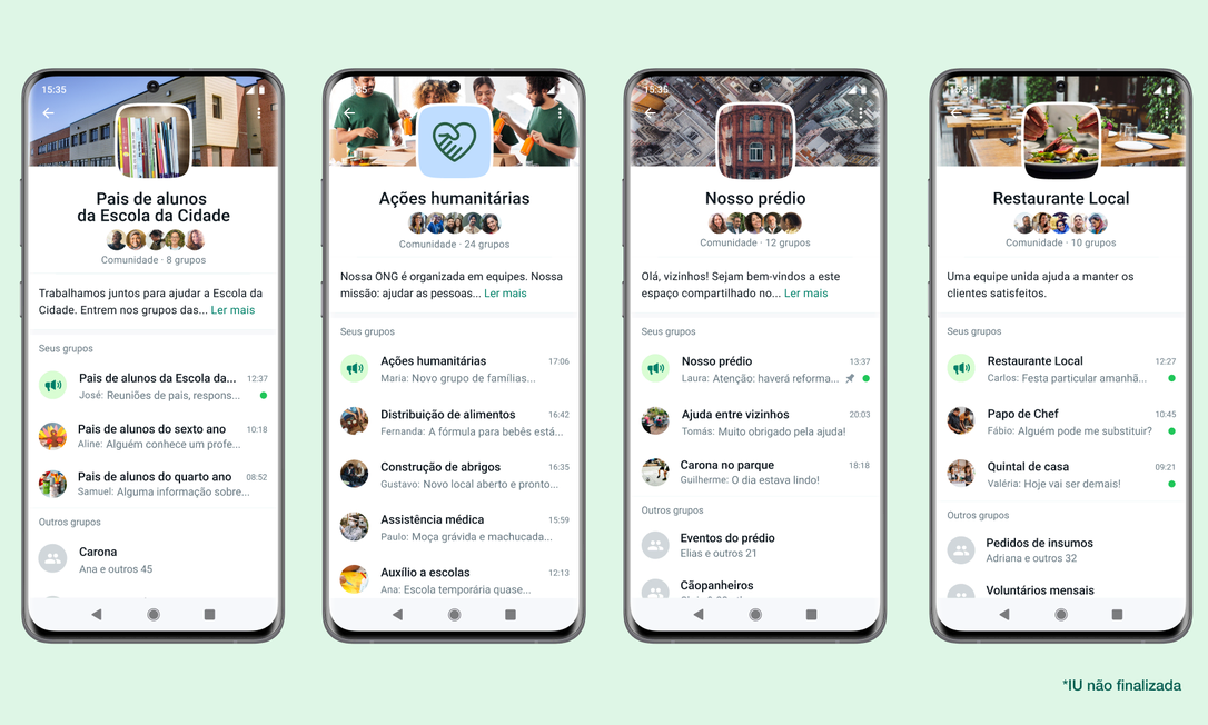 Ferramenta 'Comunidades' está prevista para chegar ao Brasil após as eleições Foto: Divulgação/META
