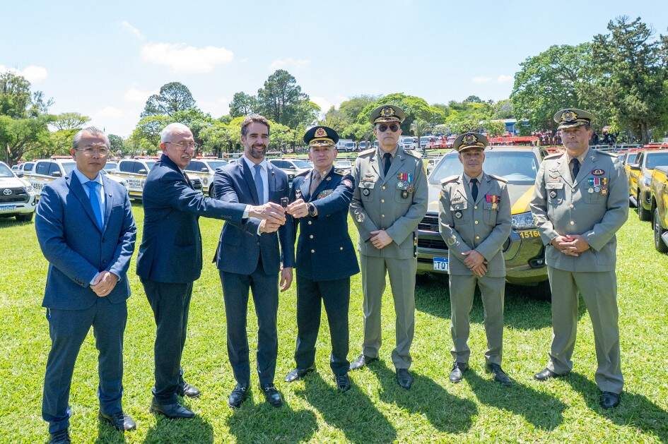 Brigada Militar, Corpo de Bombeiros Militar e Instituto-Geral de Perícias foram beneficiados com a entrega das viaturas